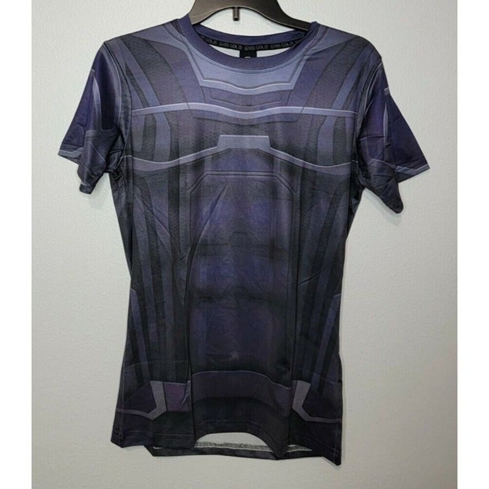 War Machine Marvel Performance Compression T-Shirt Sz S Small Gym Train Boxing